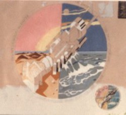 Unfinished wall mural of Pink Floyd's Wish You Were Here
